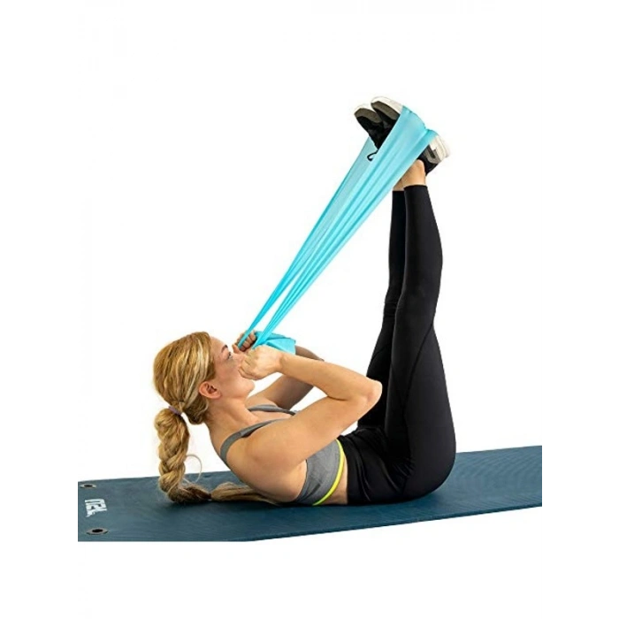 Orta Sert Pilates Bandı, 30 Metre Uzunlukta, Dayanıklı