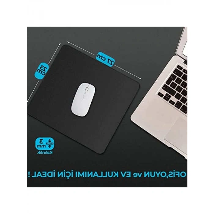 Orta ve Küçük Boy Mouse Pad, 27x23 cm ve 22x18 cm