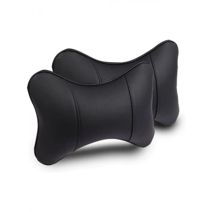 Ortopedik Araç Boyun Yastığı - 2 Adet Siyah