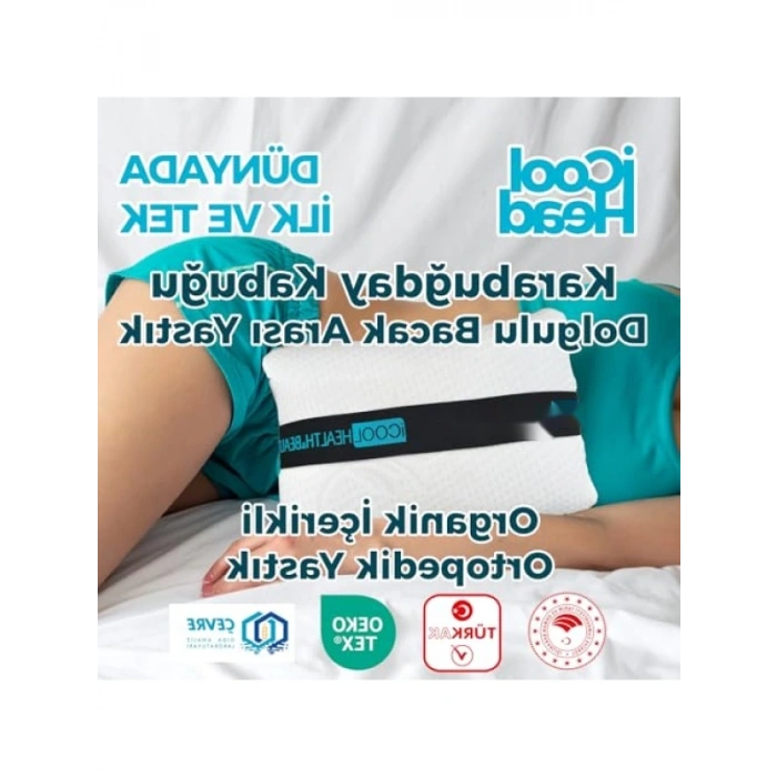 Ortopedik Bacak Arası Yastık - Karabuğday Kabuğu Dolgulu