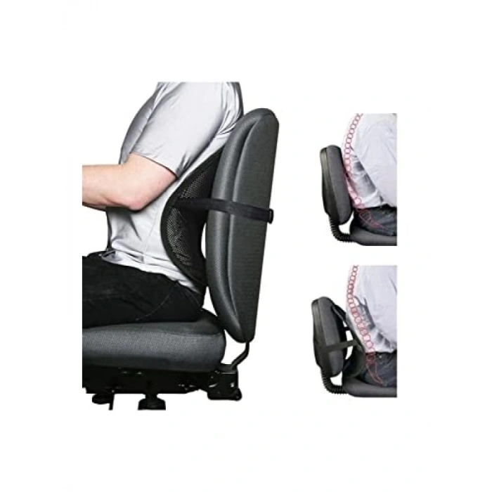 Ortopedik Bel Destek Minderi - Ayarlanabilir, Fileli