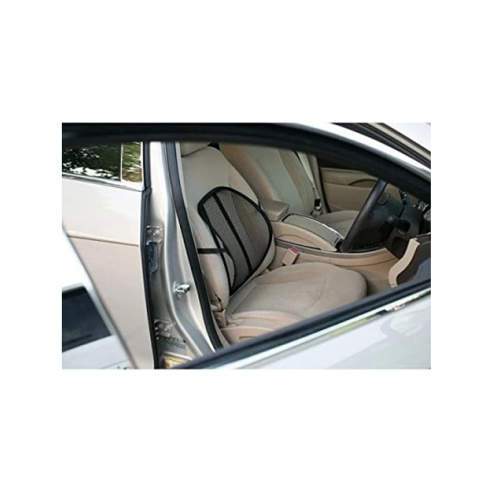 Ortopedik Fileli Oto Bel Destek Minderi - Ayarlanabilir