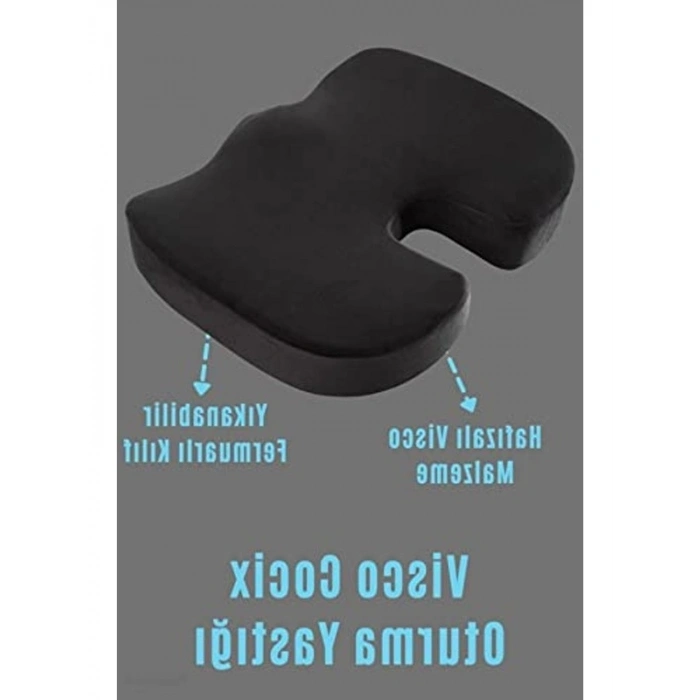 Ortopedik Oturma Minderi, Hemoroid Destek Yastığı, Rahat Kullanım