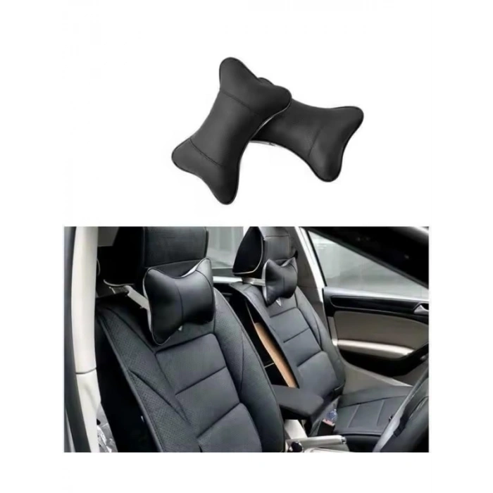 Ortopedik Seyahat Boyun Yastığı - 2 Adet Siyah