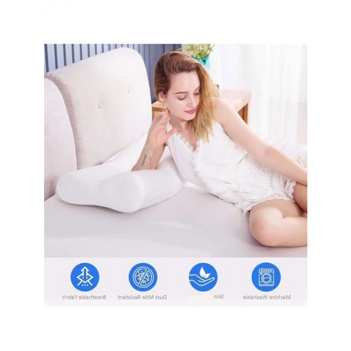 Ortopedik Viskoelastik Boyun Yastığı - İki Tepeli Tasarım