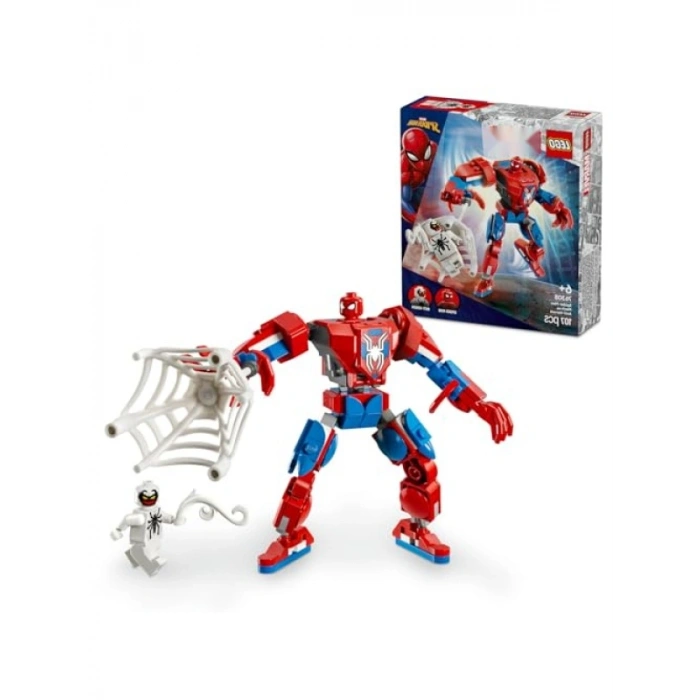 Örümcek Adam Robotu Yapım Seti - 6 Yaş ve Üzeri için 107 Parça