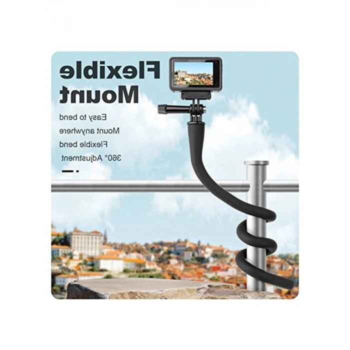 Osmo Action ve Insta360 Uyumlu Esnek Montaj Aparatı, Katlanabilir