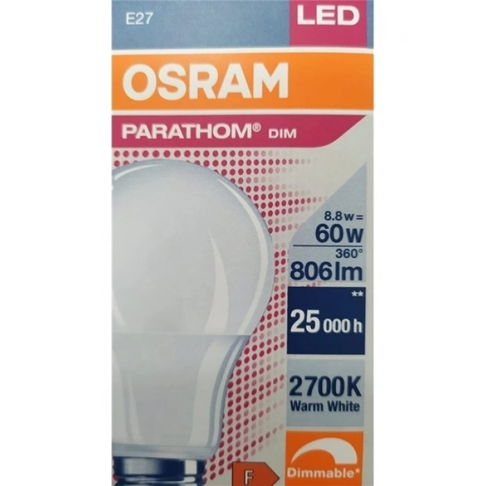 Osram 8.8 Watt 2700 K Dimlenebilir LED Ampul-Açıklamayı Oku