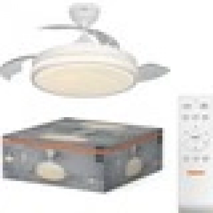 Osram Ceiling Coromuel 60W 3000K/4000K/6500K 2600LM Dim Edilebilir Açılır Kapanır Pervane Kumandalı Beyaz Tavan Vantilatörü