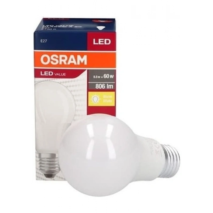 Osram LED 8.5W 2700K E27 Duy Sarı Işık Ampul