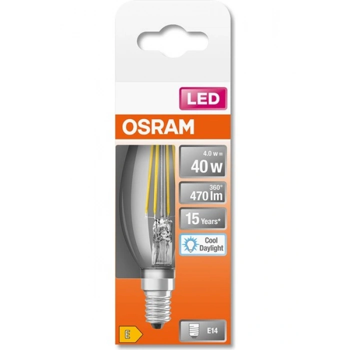 Osram Led Clb40 4W Beyaz Işık E-14 470lm Ampul