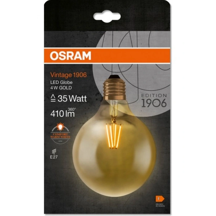 Osram LED Globe Flament 4W Gold