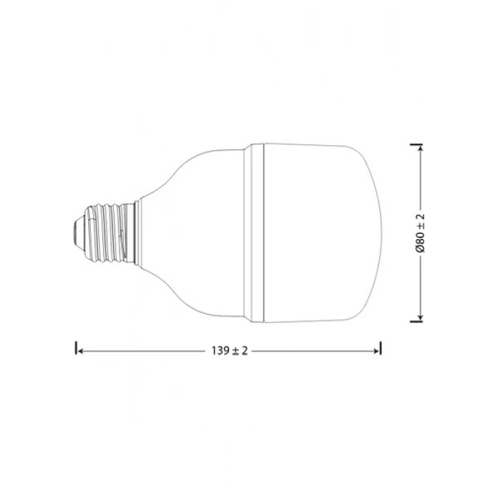 Osram LED Jumbo 18W 3000K 1850LM E27 Duy Sıcak Beyaz Işık Ampul