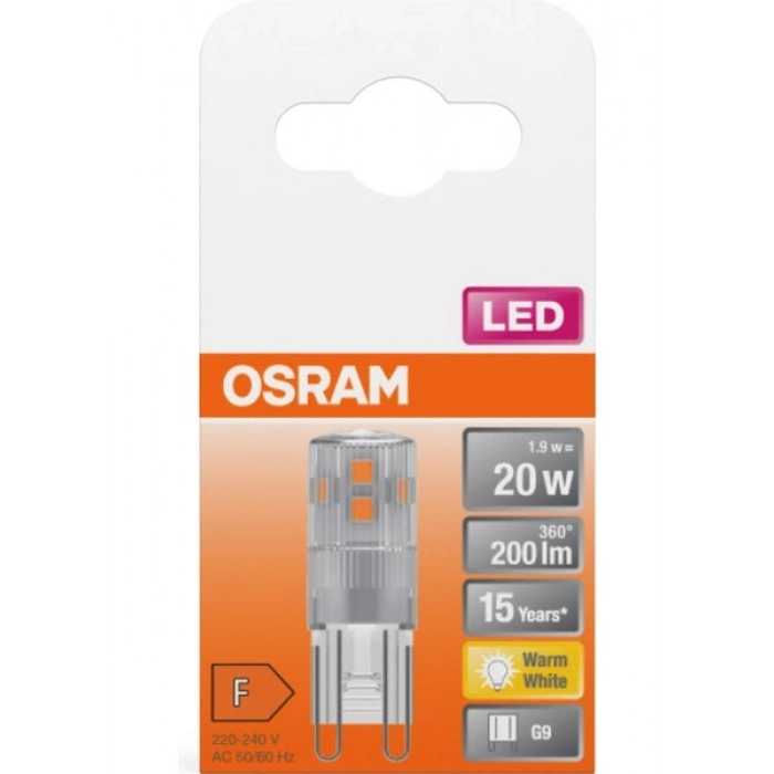 Osram LED Lamba 1.9W Sarı Işık (Pın G9 Duylu)