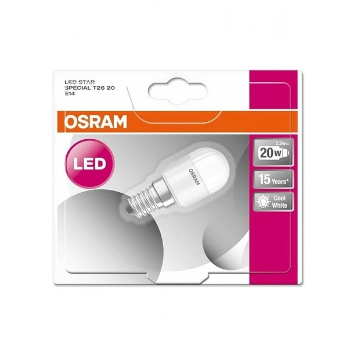 Osram LED Star T26 2,3W/2700K E14 200 Lm