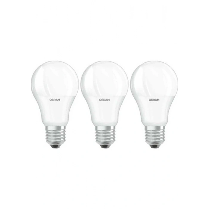 Osram Led Value 10W Sarı Işık E-27 1055lm Ampul 3 lü Paket
