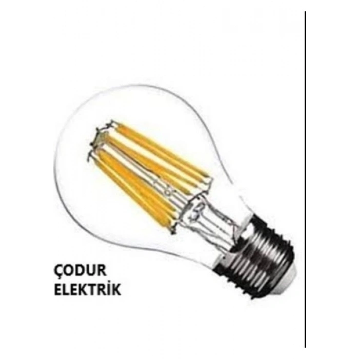 Osram Ledvance 7 Watt E27 Dimlenebilir 2700 Kelvın Sarı Işık A60 806 Lümen E Enerji Flemanlı Şeffaf LED Ampul