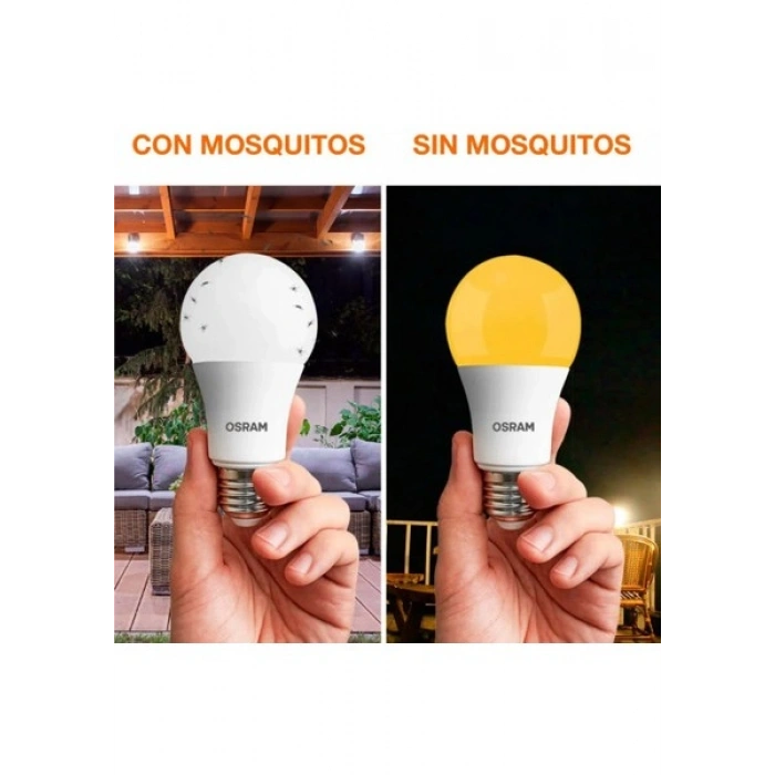 Osram Sinek Kovucu 8W Beyaz-Sarı Işık E-27 840lm Led Ampul