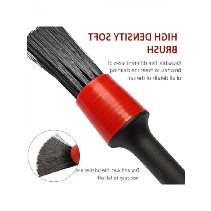 Oto Detay Fırça Seti - 5 Farklı Boyut