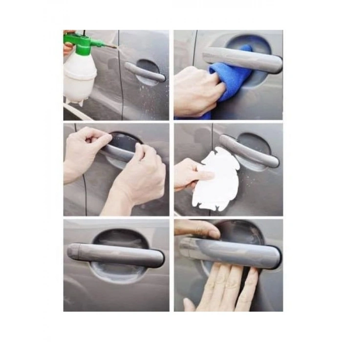 Oto Kapı Kolu Koruyucu Film (4lü Set)