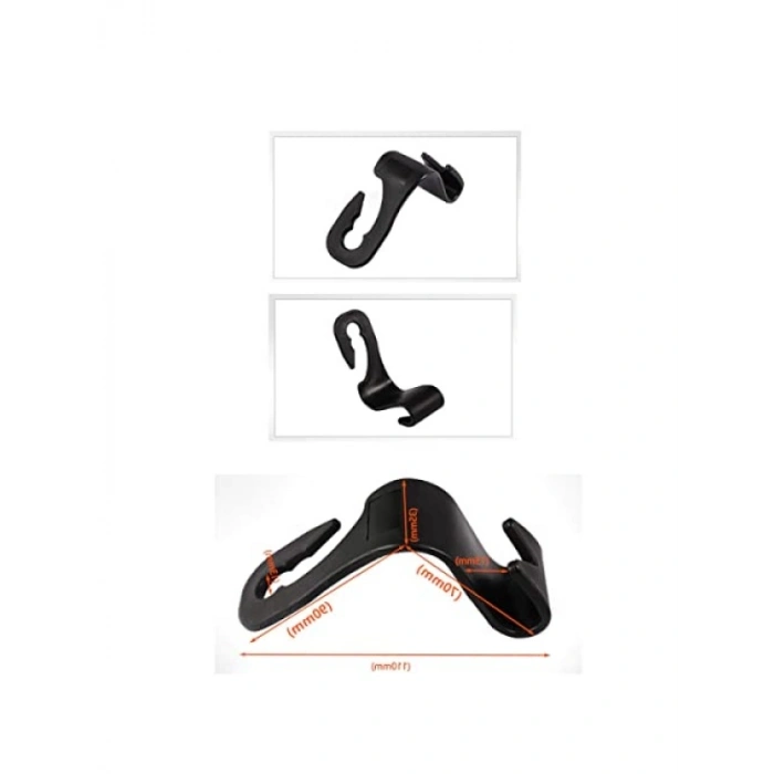 Oto Koltuk Arkası Askı, 4 Adet