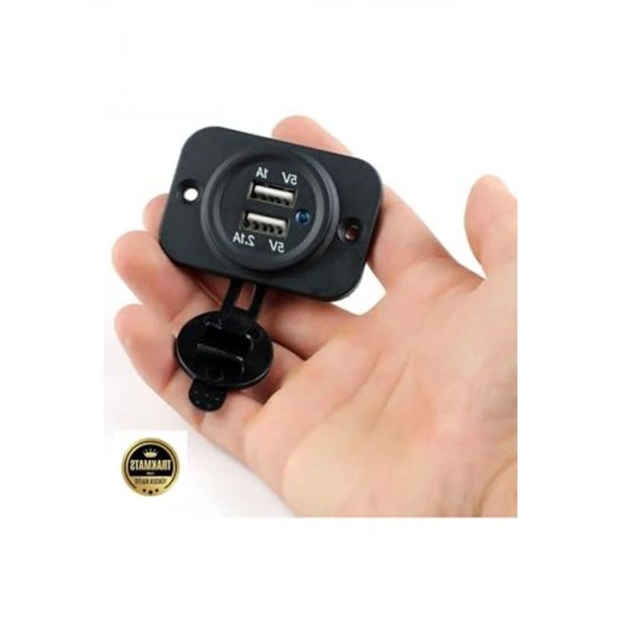 Oto Marine Çakmak Soketi, Çift USB Girişi ile Pratik