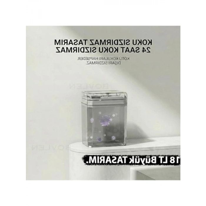 Otomatik Sensörlü Temassız Çöp Kovası, 18 Litre Kapasite