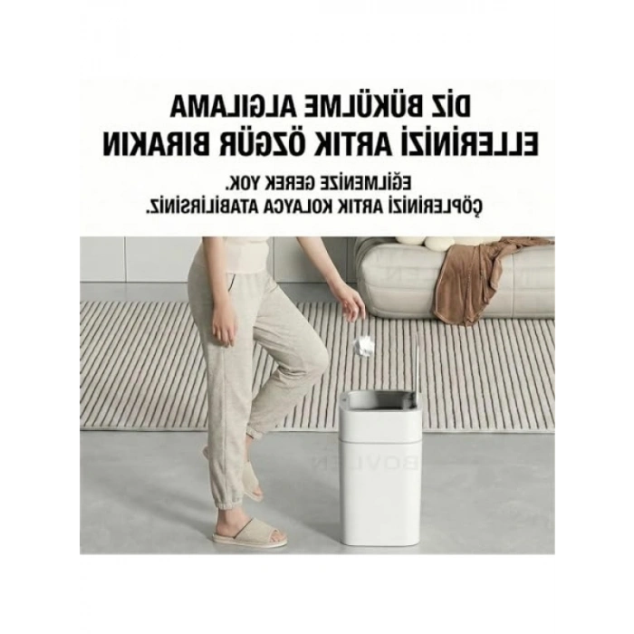 Otomatik Sensörlü Temassız Çöp Kovası, 18 Litre Kapasite