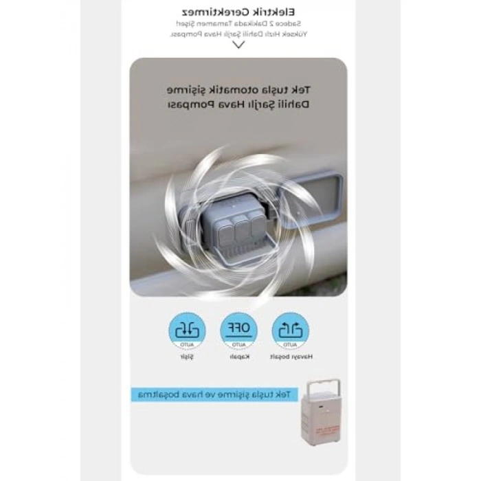 Otomatik Şişme Tek Kişilik Yatak - Pratik Kullanım