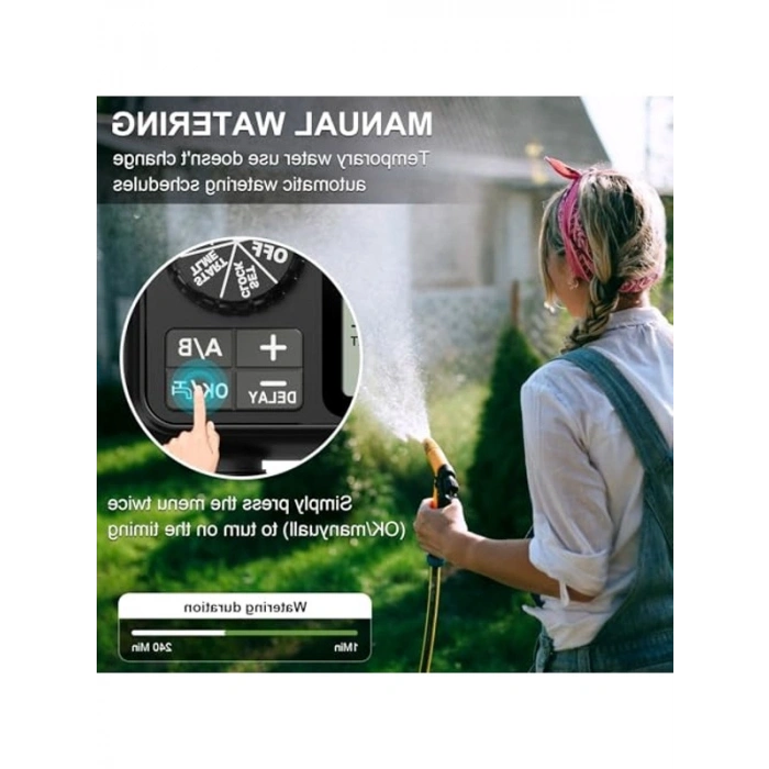 Otomatik Sulama Bilgisayarı, LCD Ekranlı