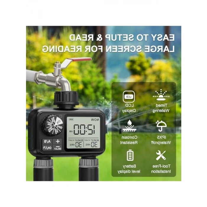 Otomatik Sulama Bilgisayarı, LCD Ekranlı