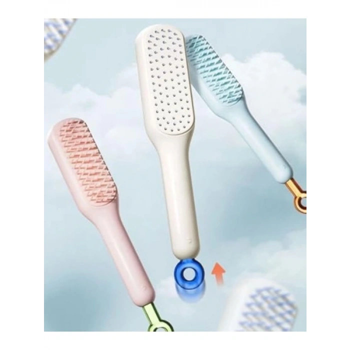 Otomatik Temizlenen Kedi Köpek Tarağı - Ergonomik Fırça