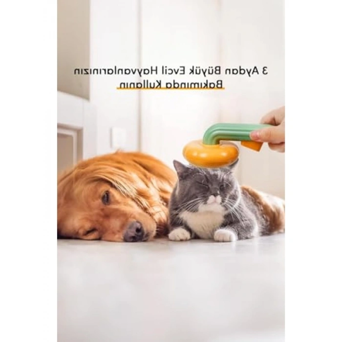 Otomatik Temizlenen Tüy Tarağı, Ergonomik Sap