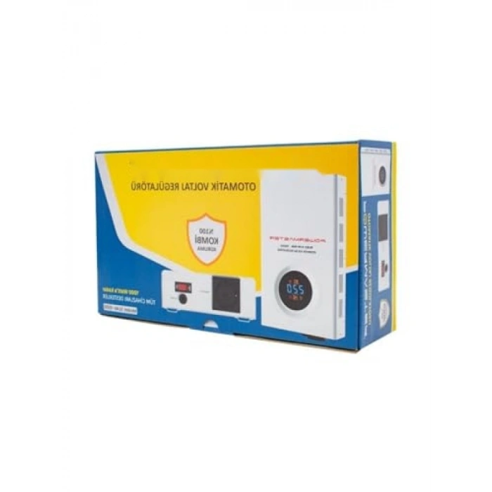 Otomatik Voltaj Kombi Regülatörü, 1000VA, PM-7002