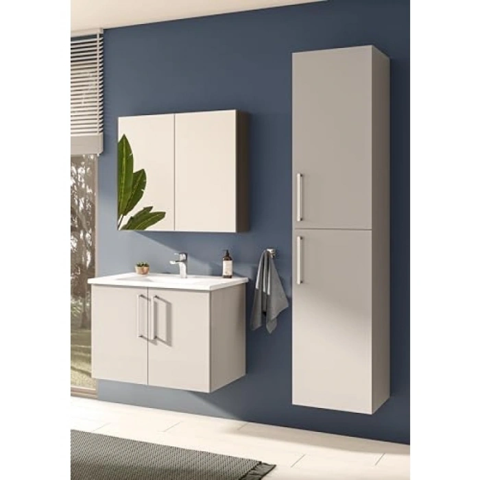 Oval Lavabo Bataryası, Krom, 120 mm Çıkış Ucu