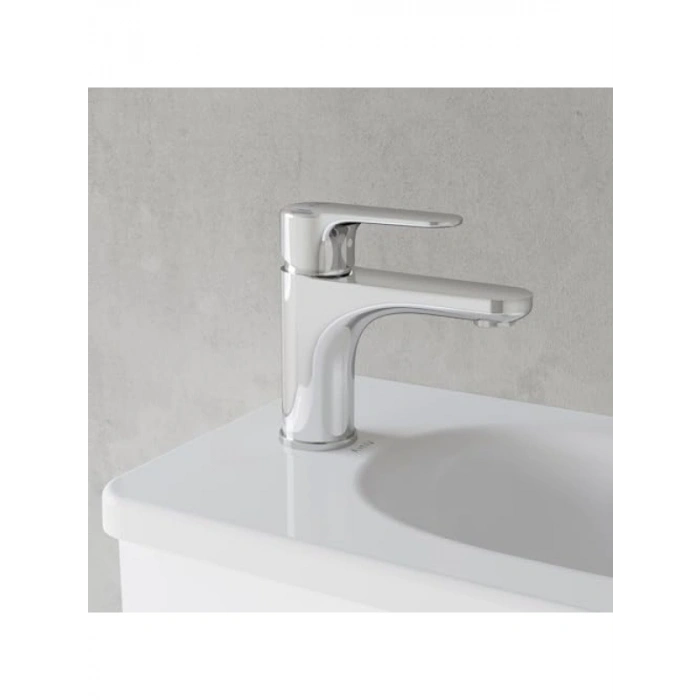 Oval Lavabo Bataryası, Krom, 120 mm Çıkış Ucu