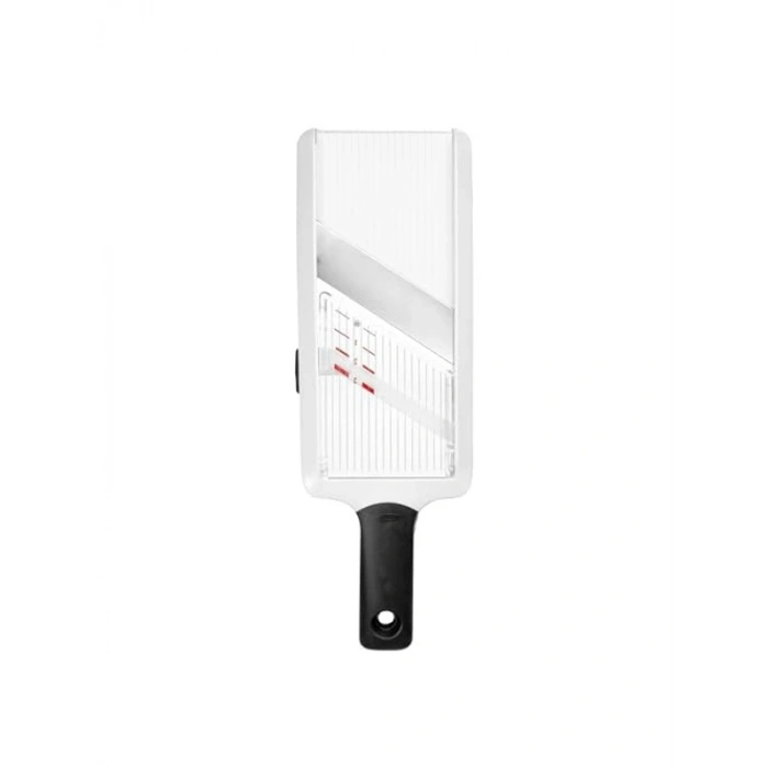 OXO - Good Grips Paslanmaz Çelik Bıçaklı Sebze Dilimleyicisi/El Dilimleyicisi, Beyaz