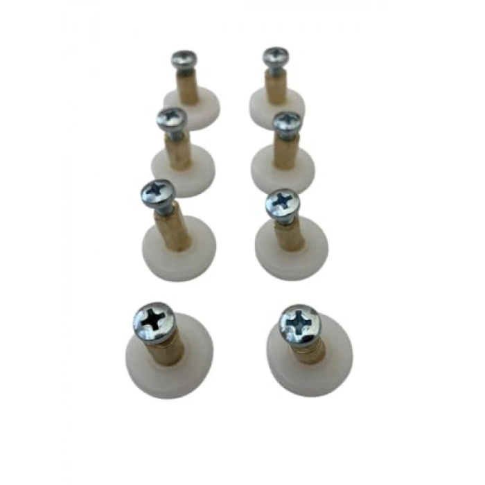 Oynar Başlı Sarhoş Duşakabin Tekerleği - 8li Set