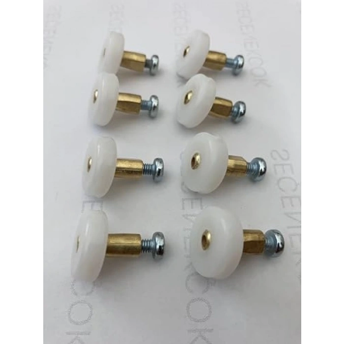 Oynar Başlı Sarhoş Duşakabin Tekerleği - 8li Set