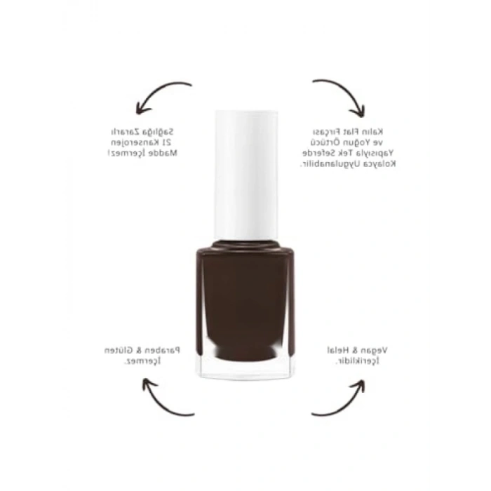 Özel Kesim Flat Fırça ile Oje - 371