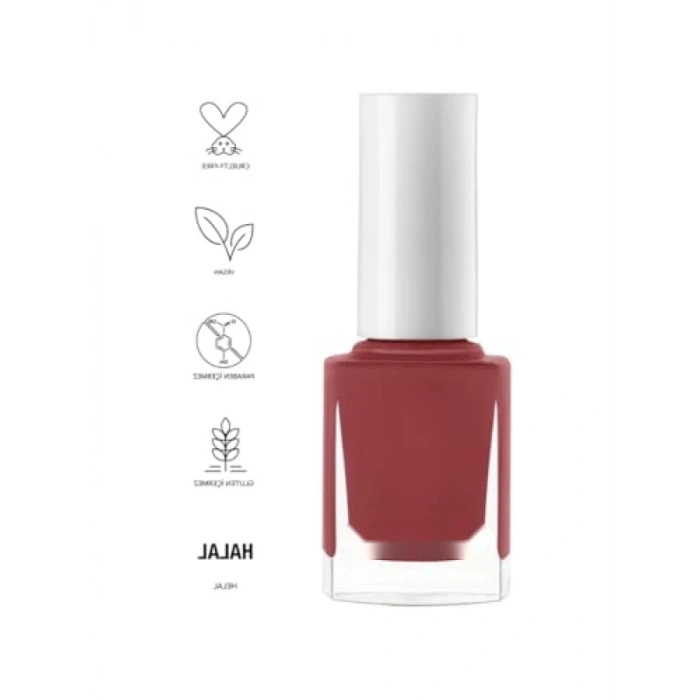 Özel Kesim Flat Fırça ile Uygulamalı Oje 342