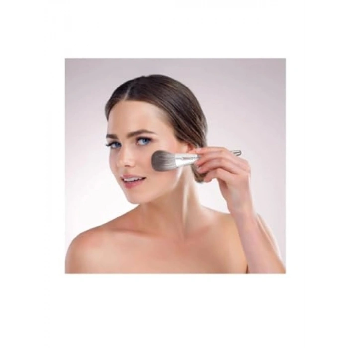 Özel Kutulu 14lü Makyaj Fırçası Seti - Gri