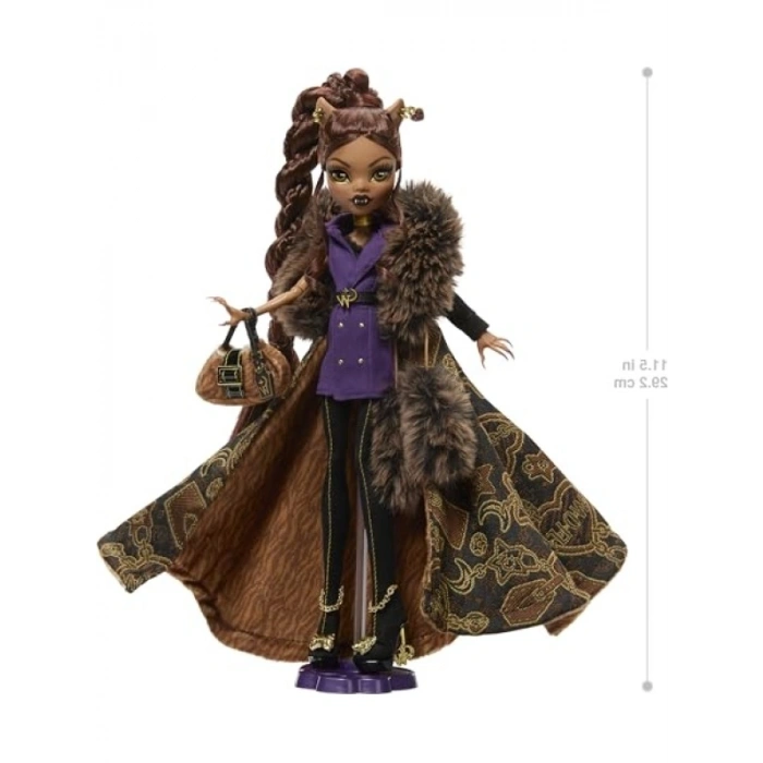 Özel Tasarım Clawdeen Karakteriyle Monster High Figürü