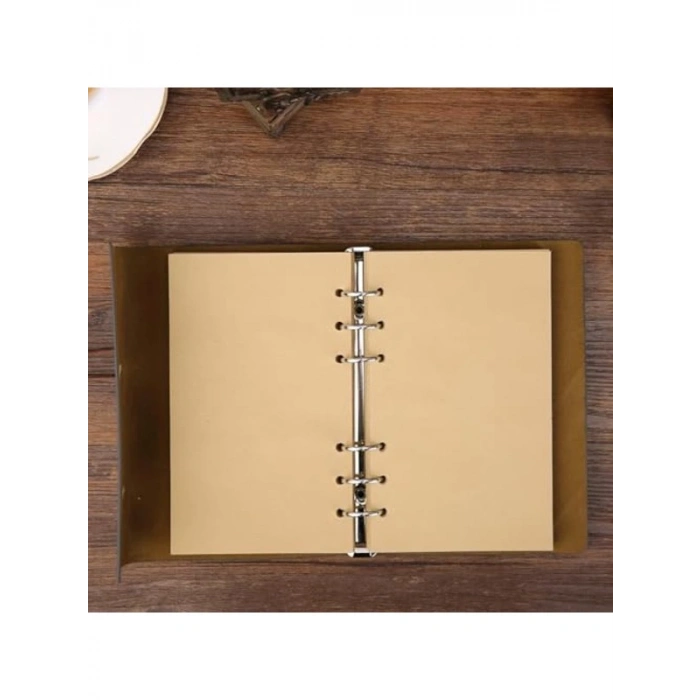 Özel Tasarım Mor Yaprak Baskılı Günlük Not Defteri, Hediyelik