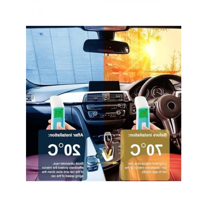 Özel Tasarım UV Koruma Güneşlik - 130 x 60 cm