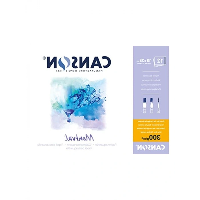 Pad Canmontv 12S 18X25 300G Suluboya Blokları