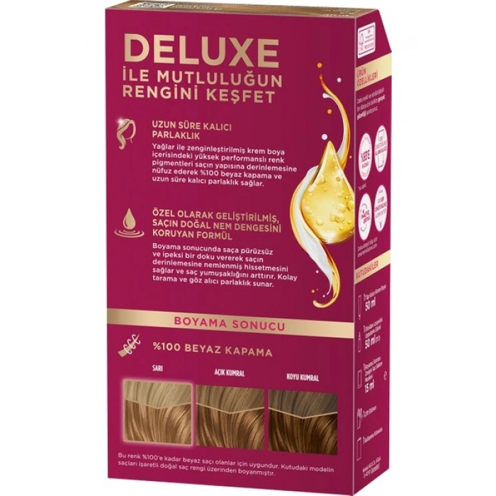 Palette Deluxe Kalıcı Renkler 8-5 Bej Sarı Saç Boyası