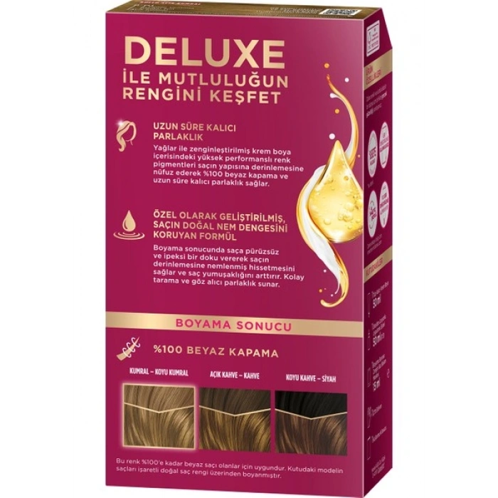 Palette Deluxe Yoğun Renkler 8-01 Küllü Açık Kumral Saç Boyası