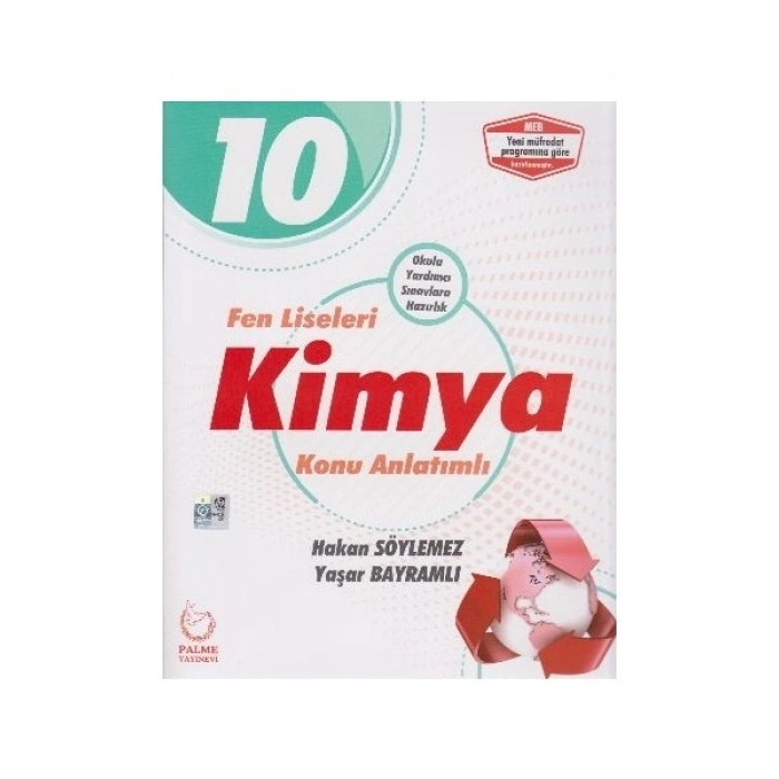 Palme Yayıncılık 10. Sınıf Fen Liseleri Kimya Konu Anlatımlı