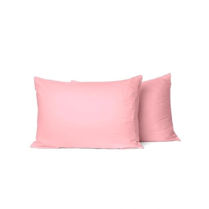 Pamuklu 2li Yastık Kılıfı Seti, Pembe Renk Seçeneği
